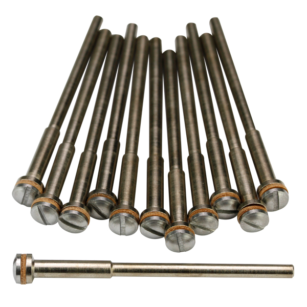 Chrome-plated mandrels, small tip, 12 pc.