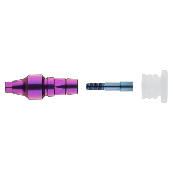 Impression post 5.3 mm for closed impression, Cone Connection incl. screw blue + transfer cap