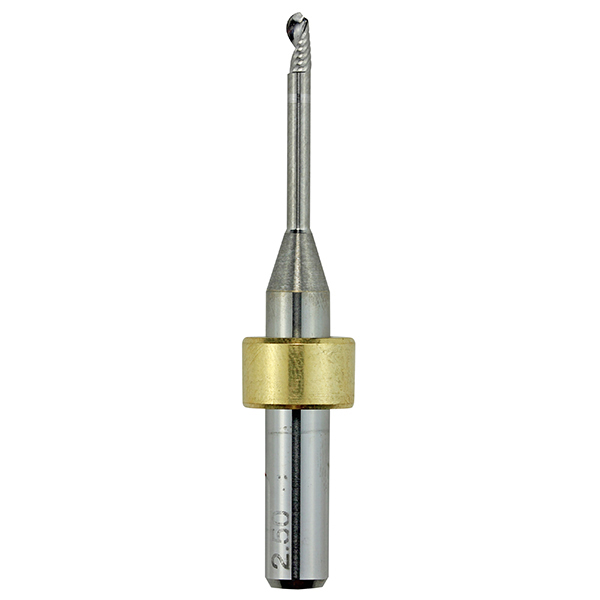 T11 Tizian Cut 5/3.5 PMMA finemilling single point mill, 2,5 mm, 6 mm shaft
