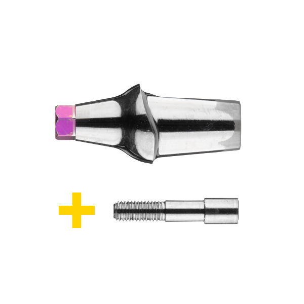 Conical connector 5.3 mm / 1 mm / 15°, Cone Connection incl. screw