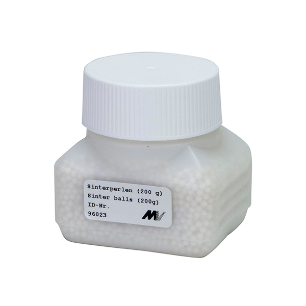 Zirconium dioxide beads for sintering,