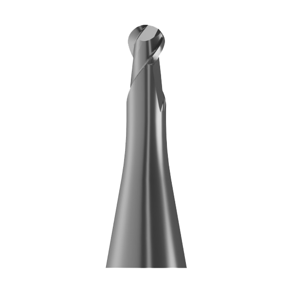Tizian 3.5 0,6 mm premium radius cutter for CoCr/Ti, T20, for 6 mm chuck