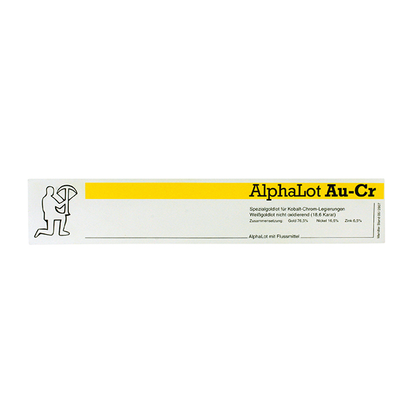 Alphalot AuCr solder,