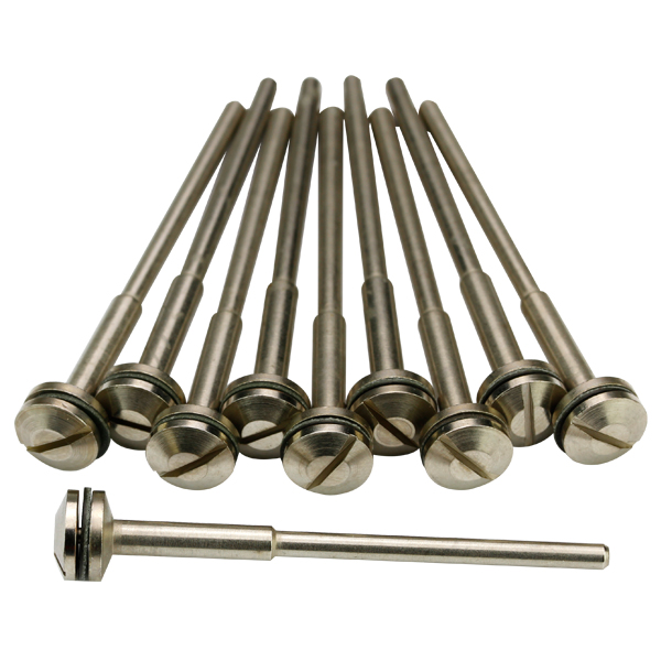 Chrome-plated mandrels, small tip, 12 pc.