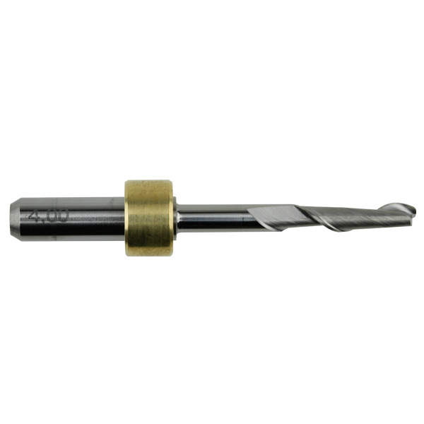 T30 Tizian Cut 5/3.5  PMMA flat-head/shaft drill, single-edged 4,0 mm, 6 mm shaft