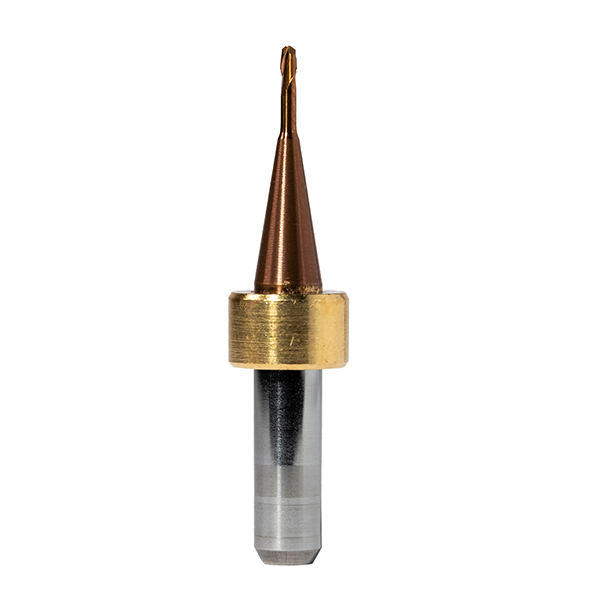 T63 Tizian Cut 5/ 3.5 torus drill 1.5 mm (I = 7 mm) for CoCr/ Titan, twin-bladed, 6 mm shaft