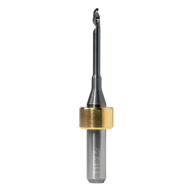 T11 - Radiusfräser 2,5 mm für PMMA, einschneidig