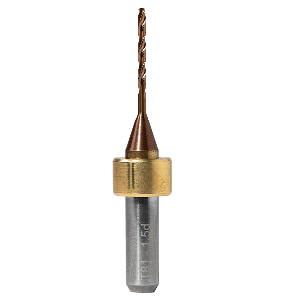 T81 Bohrwerkzeug 1,5 mm für Titan/ CoCr Tizian Cut 5/5.2 für 6mm Spannzange