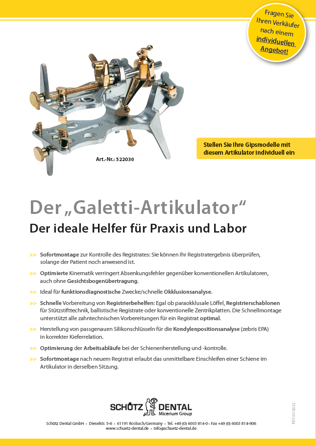 Galetti Artikulator Flyer