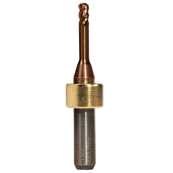 T61 Radiusfräser 3 mm für Titan/ CoCr Vierschneider Tizian Cut 5/5.2 für 6mm Spannzange