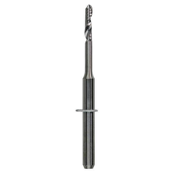Radiusfräser, 2,0 mm, 1-Schneider, Polycarbonat/PMMA/Wachs/PEEK für Tizian Cut 5 smart