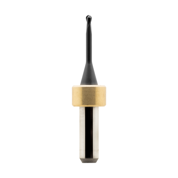 T2/T7 2,0 mm Premium Radiusfräser für CoCr/Ti, für 6 mm Spannzange