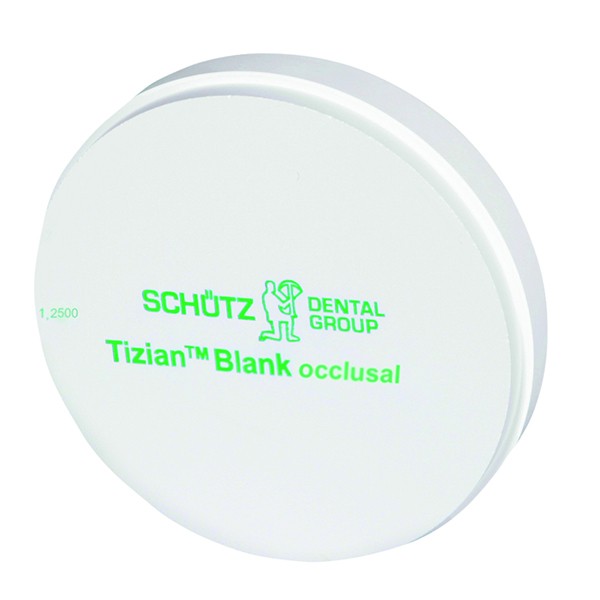 Tizian Blank Occlusal 98 mm, Zirkondioxid