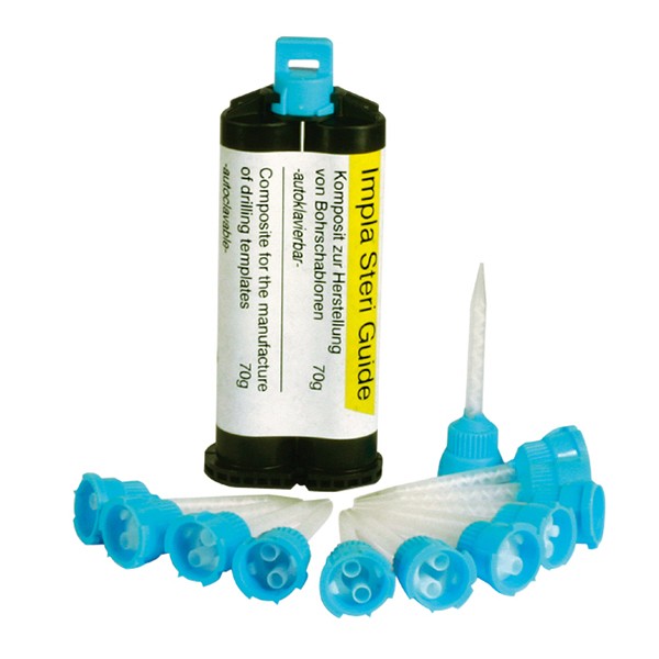 IMPLA Steri Guide, 50 ml Kartusche inkl. Mischkanülen