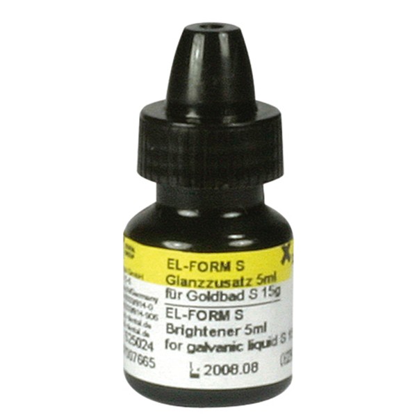 EL-Form S Glanzzusatz für Goldbad, 5 ml