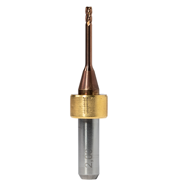 T62 Tizian Cut 5/ 5.2 torus drill 2.0 mm for CoCr/ Titan, 4-bladed