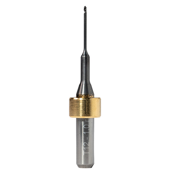 T12 - Radiusfräser 1,0 mm für PMMA, einschneidig