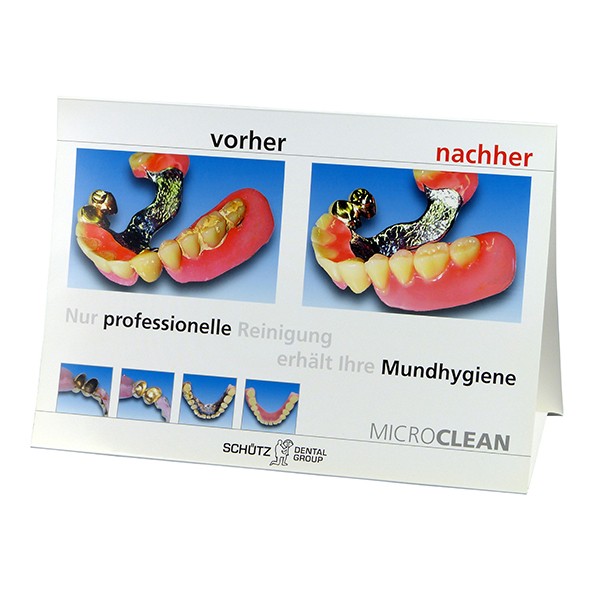 Info-Aufsteller für MicroClean/EcoClean