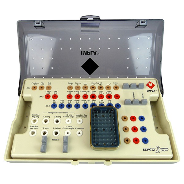 IMPLA Sterilisations-Box inkl. OP-Tray