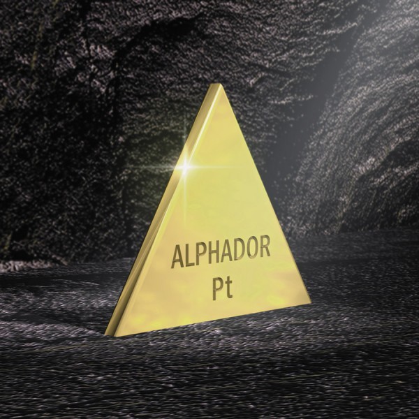 Alphador Pt hochgoldhaltige Aufbrennlegierung