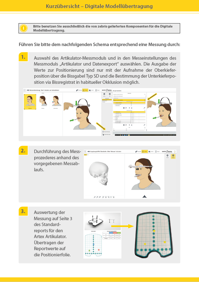 zebris digitale Modellübertragung