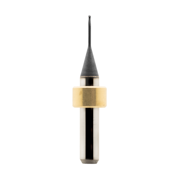 T4/T9 1,0 mm Premium Radiusfräser für CoCr/Ti, für 6 mm Spannzange